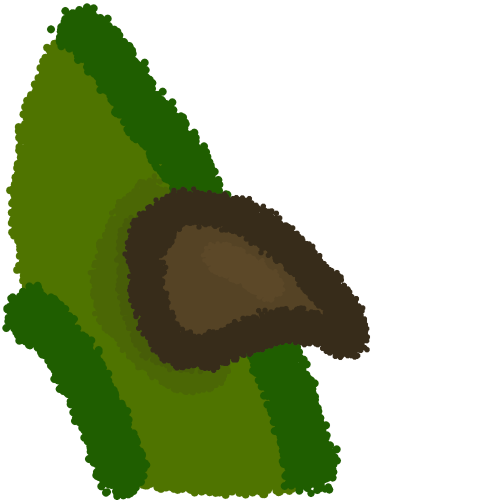 a brown thorn protruding out from a green stem